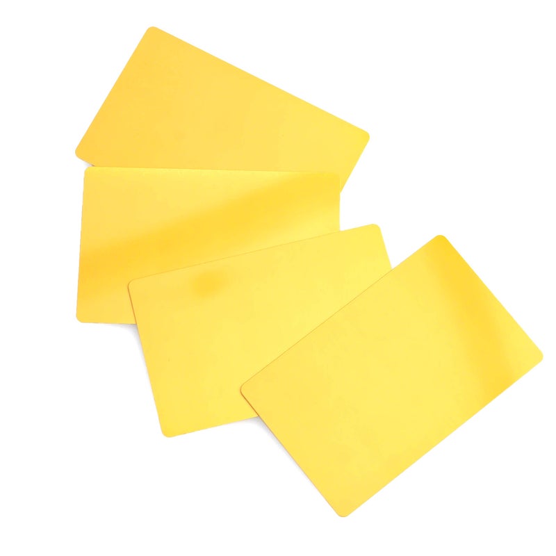 RXBC2011 بطاقات عمل معدنية فارغة ليزرية النقش من الألمنيوم الذهبي RXBC2011 100 - Image 4